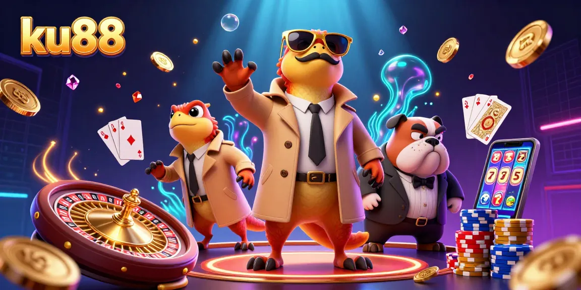 ku88 raptors in disguise entering a VIP casino, highlighted by sparkling gems and coins