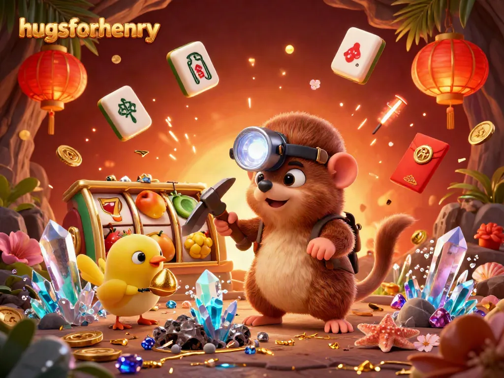 Enjoy the gaming thrill with hugsforhenry featuring a dynamic treasure hunting scene enriched with casino slots.